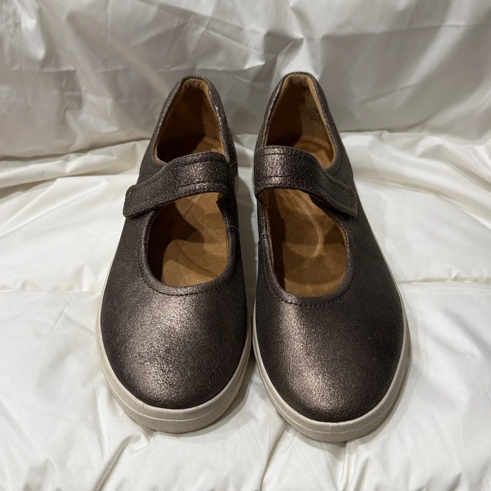 Aetrex Bronze‎ Erica Casual Sneakers Shoes Ladies Size 7 B14